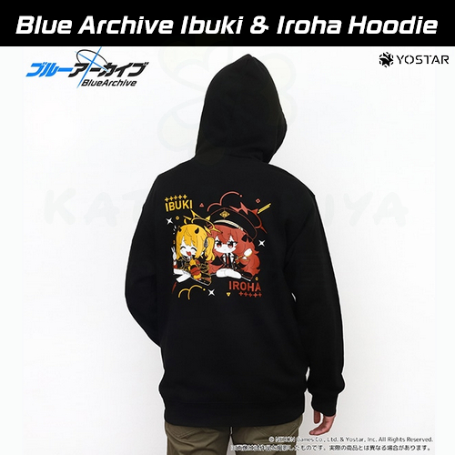 (นำเข้าจากญี่ปุ่นลิขสิทธิ์แท้) เสื้อกันหนาวมีฮูด Blue Archive : Ibuki & Iroha  สินค้าจาก Yostar Shop