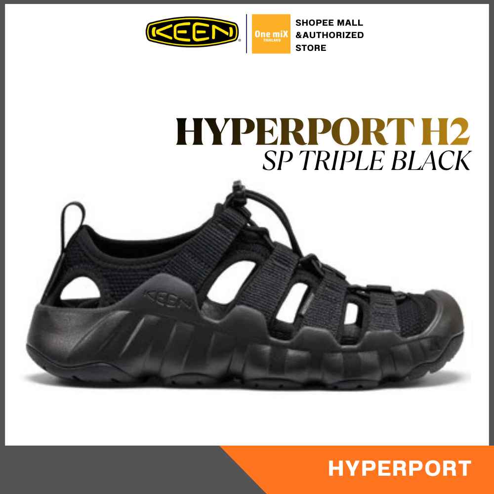 KEEN HYPERPORT H2 x SNOW PEAK (SP TRIPLE BLACK) คีน แท้ ใส่ได้ทั้งชายและหญิง