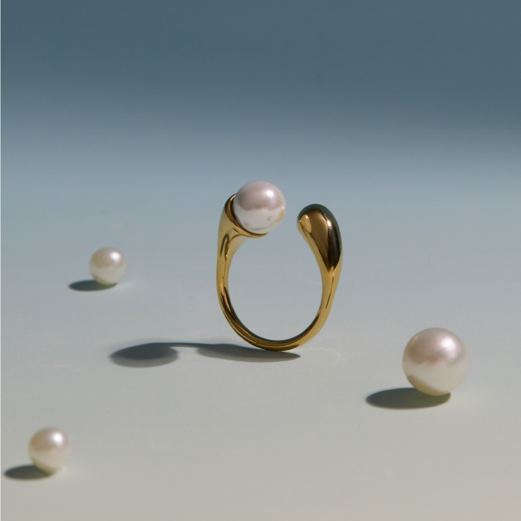 Valichain - Pearlcation Dual Open Ring