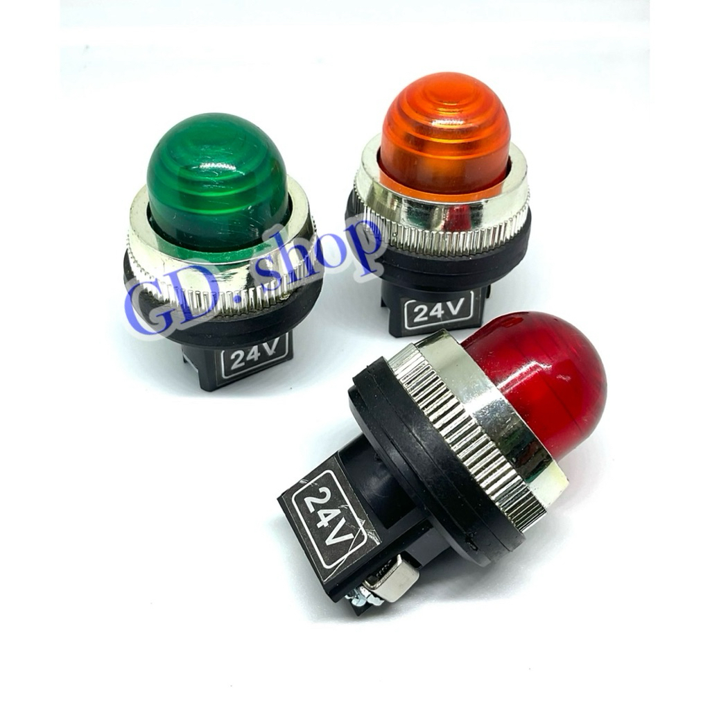 ไฟโชว์ คอ30มิล TPNR-30 ไฟ24VDC เขียว แดง เหลือง แลมป์ Lamp พร้อมส่ง