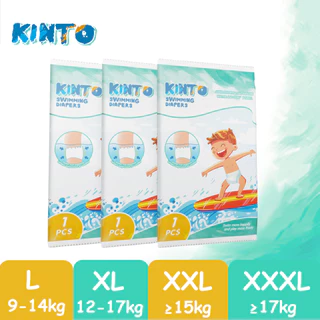【สินค้าใหม่ลดราคา！！】 kin-to กางเกงว่ายน้ำเด็ก baby diapers L/XL/XXL/XXXL （3Pcs）