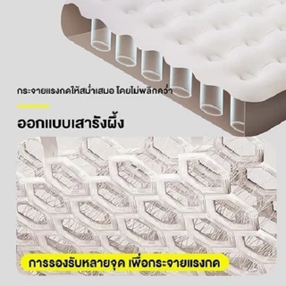 เตียงลม ที่นอนเป่าลมอัตโนมัติ 4/5/6ฟุต ติดตั้งง่าย เก็บรักษาสะดวก เตียงลมทนทาน กันรั่วลม เตียงเป่าลมพกพา