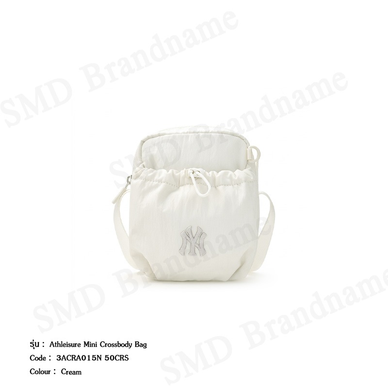 MLB กระเป๋าสะพายข้าง รุ่น Crossbody Bag Unisex Denim Varsity Cursive Code: 3ACRS104N 07CRD