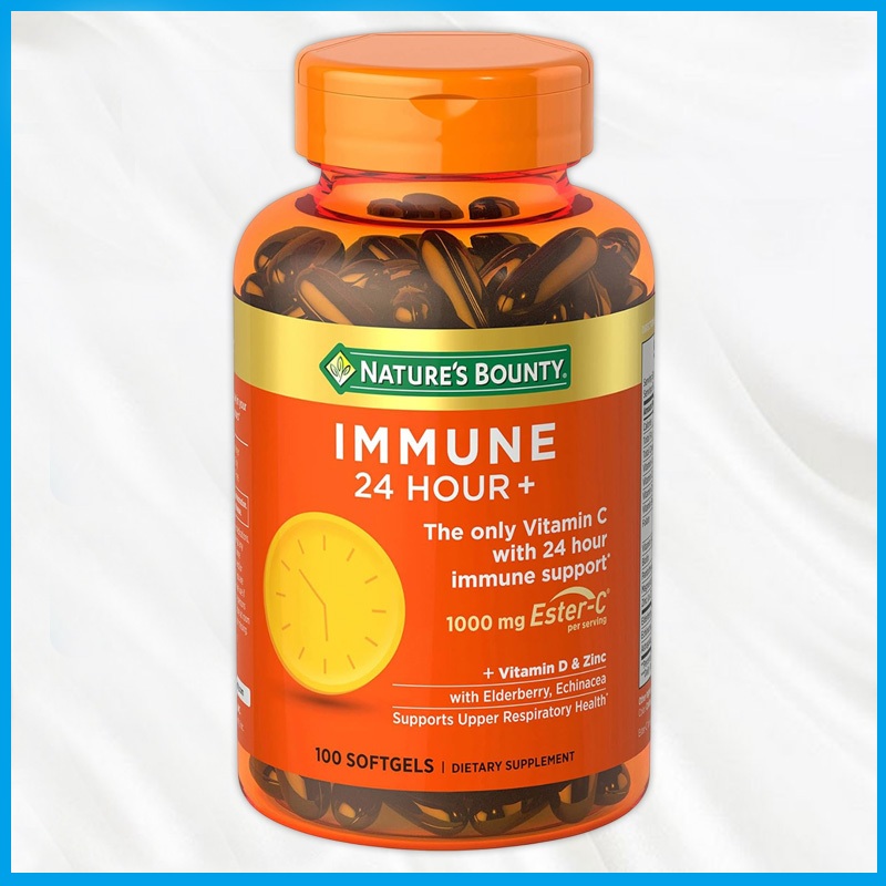 (Exp.02/2027)Nature's Bounty Immune 24 Hour 120 Softgels