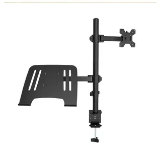 ขาตั้งจอคอม 17-32นิ้ว แต่งโต๊ะคอม Monitor Stand Arm 2-9kgแขนอะลูมิเนียมคู่ ขาตั้งโต๊ะแล็ปท็อป ขายึดจอคอ ปรับองศาจอได้