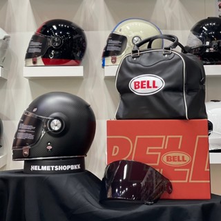 หมวกกันน็อคเต็มใบคลาสสิคคาร์บอน BELL BULLITT CARBON MATTE BL…