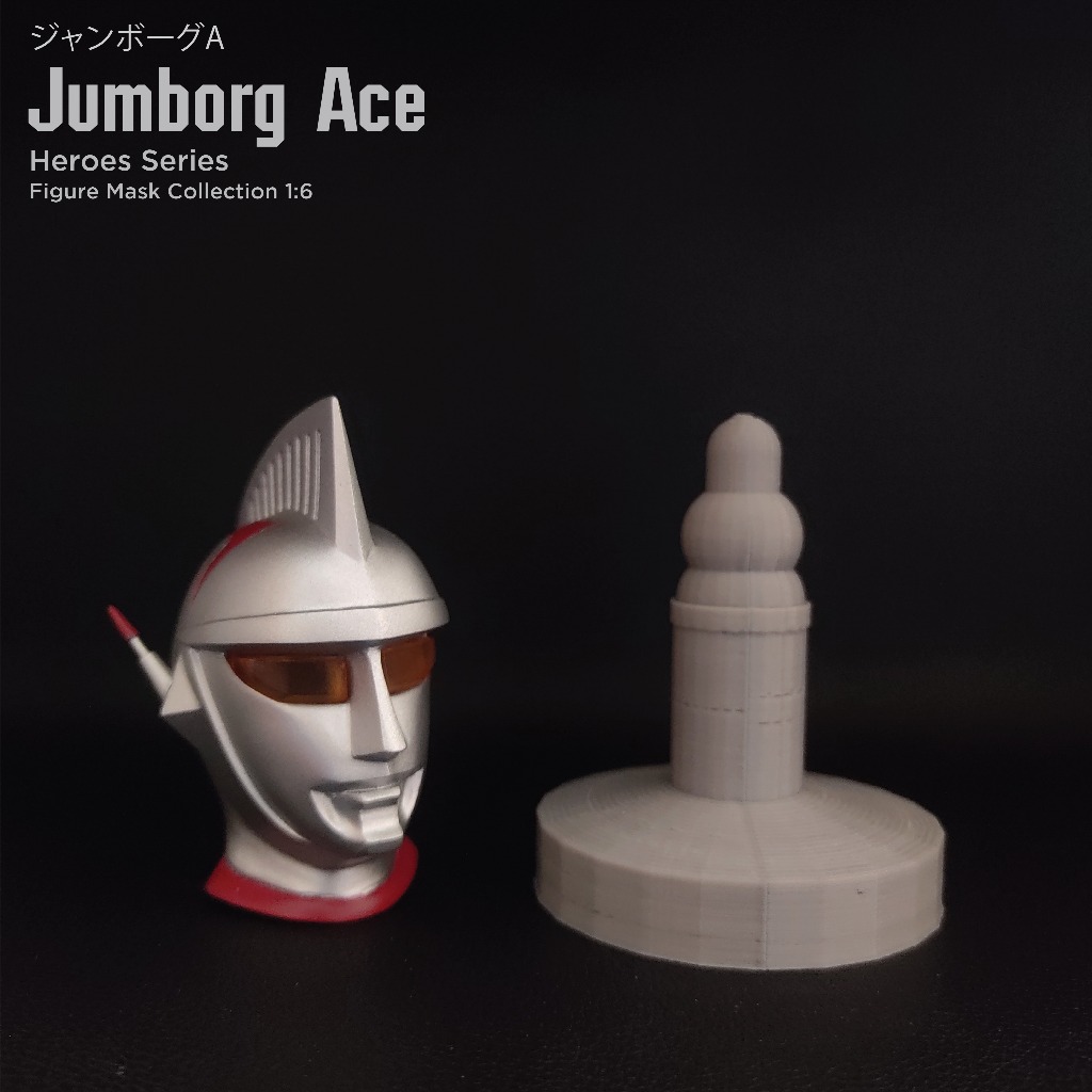 หัวฮีโร่ 1/6 :   Jumborg Ace จัมโบร์ก เอซ < (งานทำมือ Custom) > Mask Collection 1/6