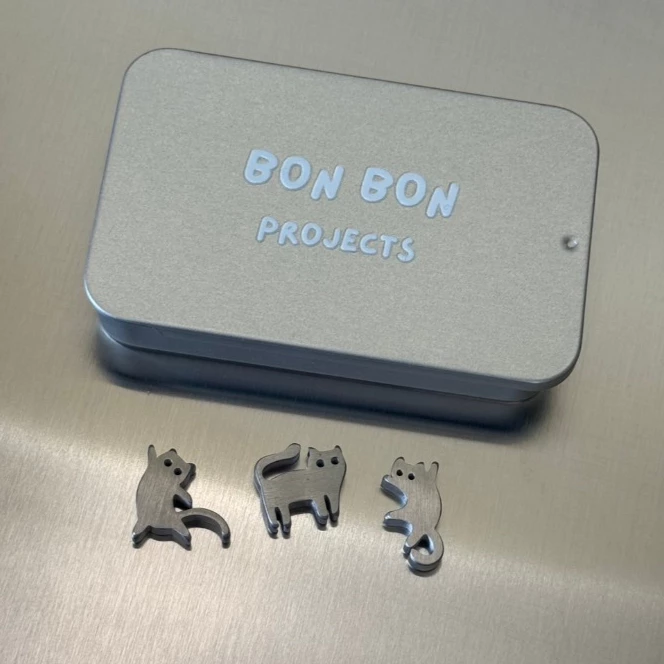BON BON projects - Kitto matcha sifter weights - ตัวร่อนมัทฉะลายน้องแมว