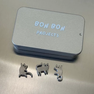 BON BON projects - Kitto matcha sifter weights - ตัวร่อนมัทฉะลายน้องแมว