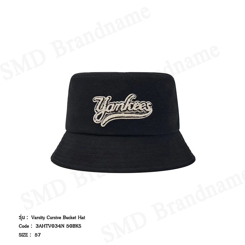 MLB หมวกบักเก็ต รุ่น Varsity Cursive Bucket Hat Code: 3AHTV034N 50BKS