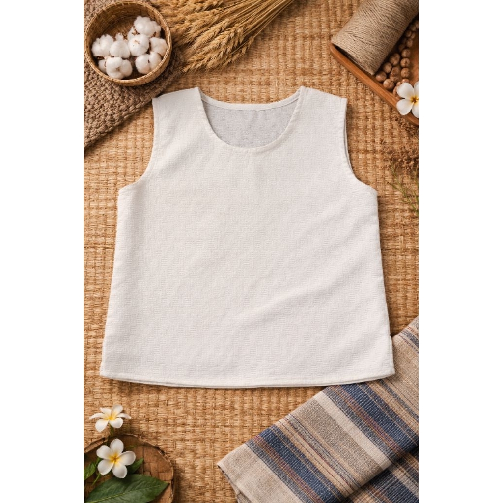 เสื้อผ้าฝ้ายพื้นเมือง เสื้อแขนกุด