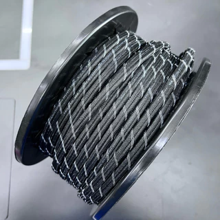สายลำโพงทองแดงแท้ 100% คุณภาพสูง EMBLAZE เบอร์#14 AWG รุ่นใหม่ล่าสุดมาพร้อมสวมใส่ท่อถักเรียบร้อย (ราคาต่อ1 เมตร)