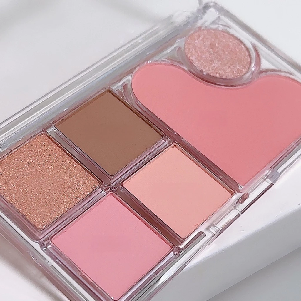YOTAI พาเลทอายแชโดว์และบลัชออน 6 สี 2in1 thumbnail 8