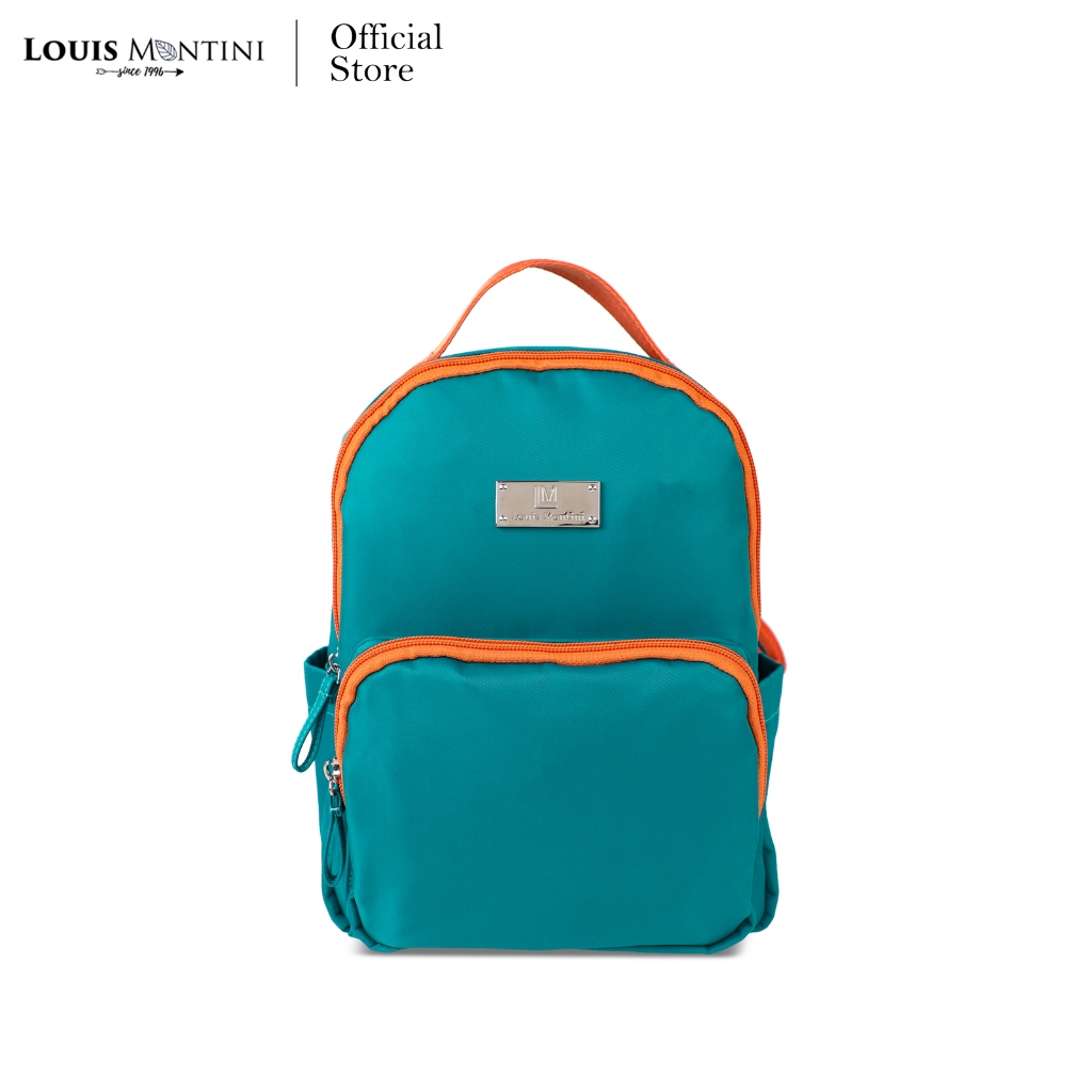 [Clearance sale] Louis Montini (GRL-PVR) กระเป๋าสะพายหลัง ผ้าไนล่อน Women's Backpack BBP09