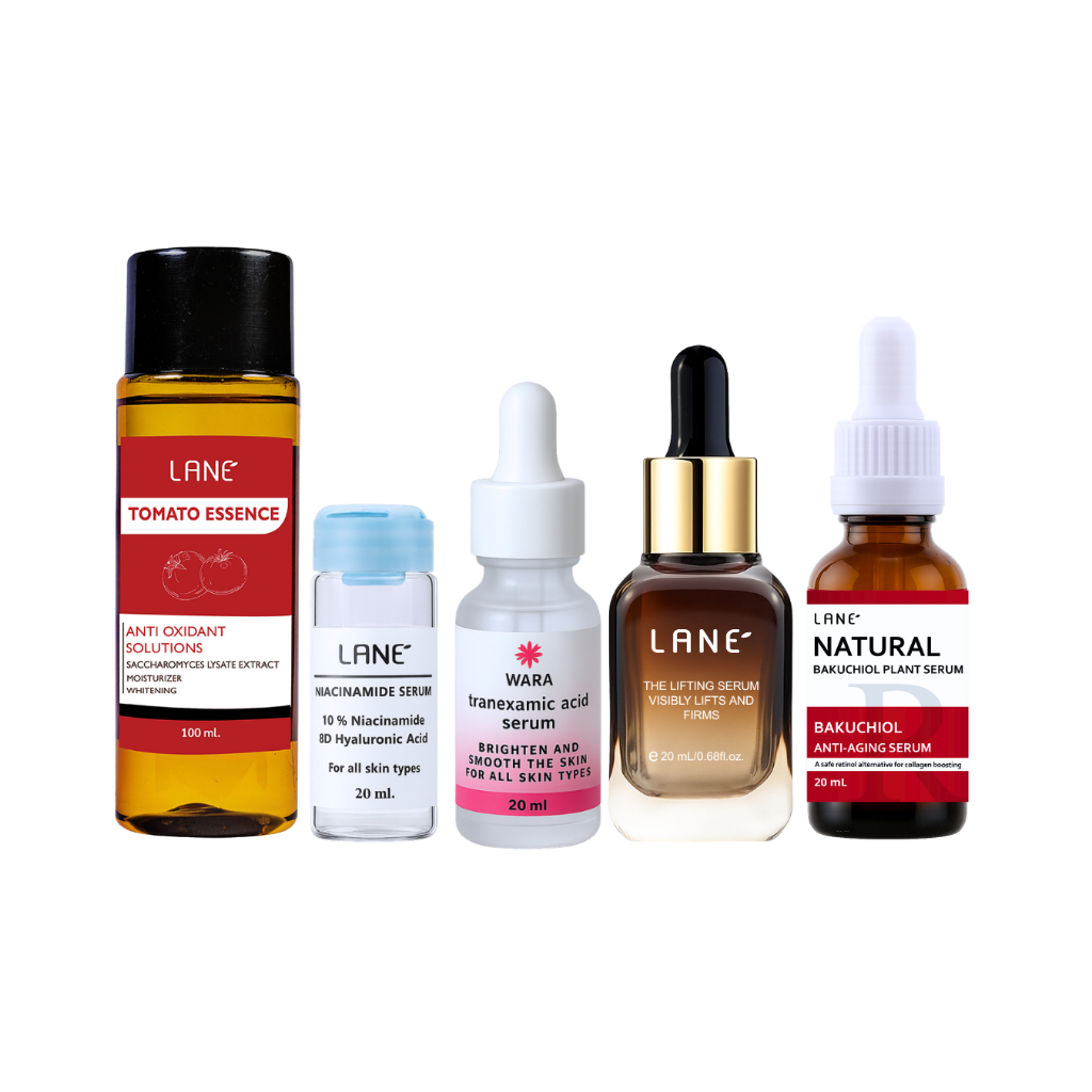 [เซต 5 ชิ้น] Skincare Routine เซตสกินแคร์บำรุงผิวหน้าครบสูตร ผิวชุ่มชื้น แลดูกระจ่างใส