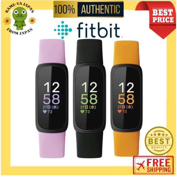 【จัดส่งตรงจากญี่ปุ่น】สมาร์ทวอทช์ Fitbit Inspire 3 Fitness Tracker【คุณภาพมาตรฐานญี่ปุ่น】