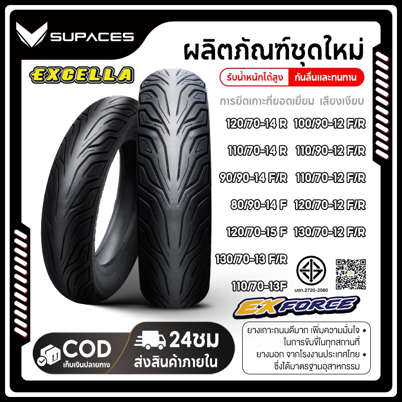 ยางนอกไม่ใช้ยางใน tubeless ใส่ pcx150 pcx160 pcx125 CLICK125i MSX NMAX VESPA PRIMAVERA scoopy-i click150