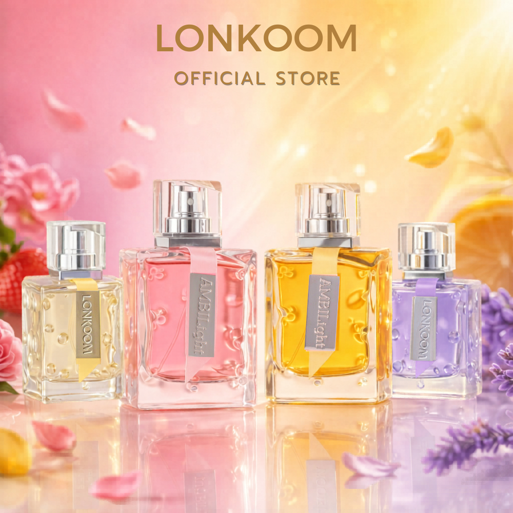 LONKOOM AMBILight EDP 100ml น้ำหอม ผู้หญิง ลูกคุณหนู หอมสดชื่น เคาเตอร์แบรนด์ พร้อมส่ง Floral Fruity