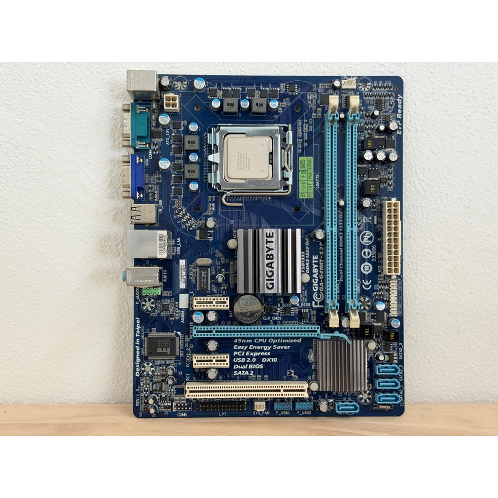 mainboard 775 ddr3 มือสอง gigabyte ใช้งานปกติ