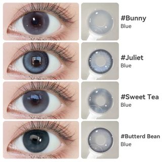 Midroo【0°~-600°】💙 Blue series Contact Lens💙 14.2/14.5mm fashion sweet คอนแทคเลนส์สีฟ้า คอนแทคเลนส์สีสัน Monthly