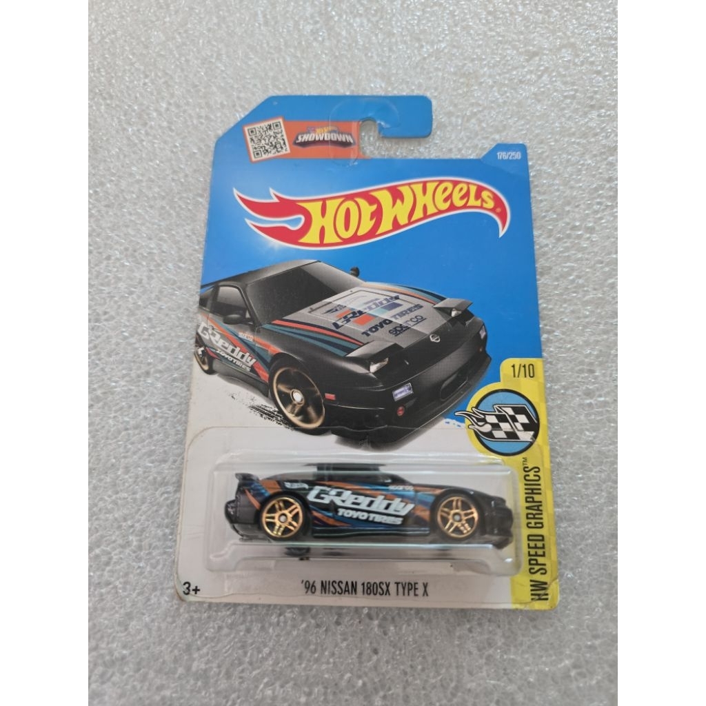 Hotwheels 96 nissan 180sx type x แพ็คแตก