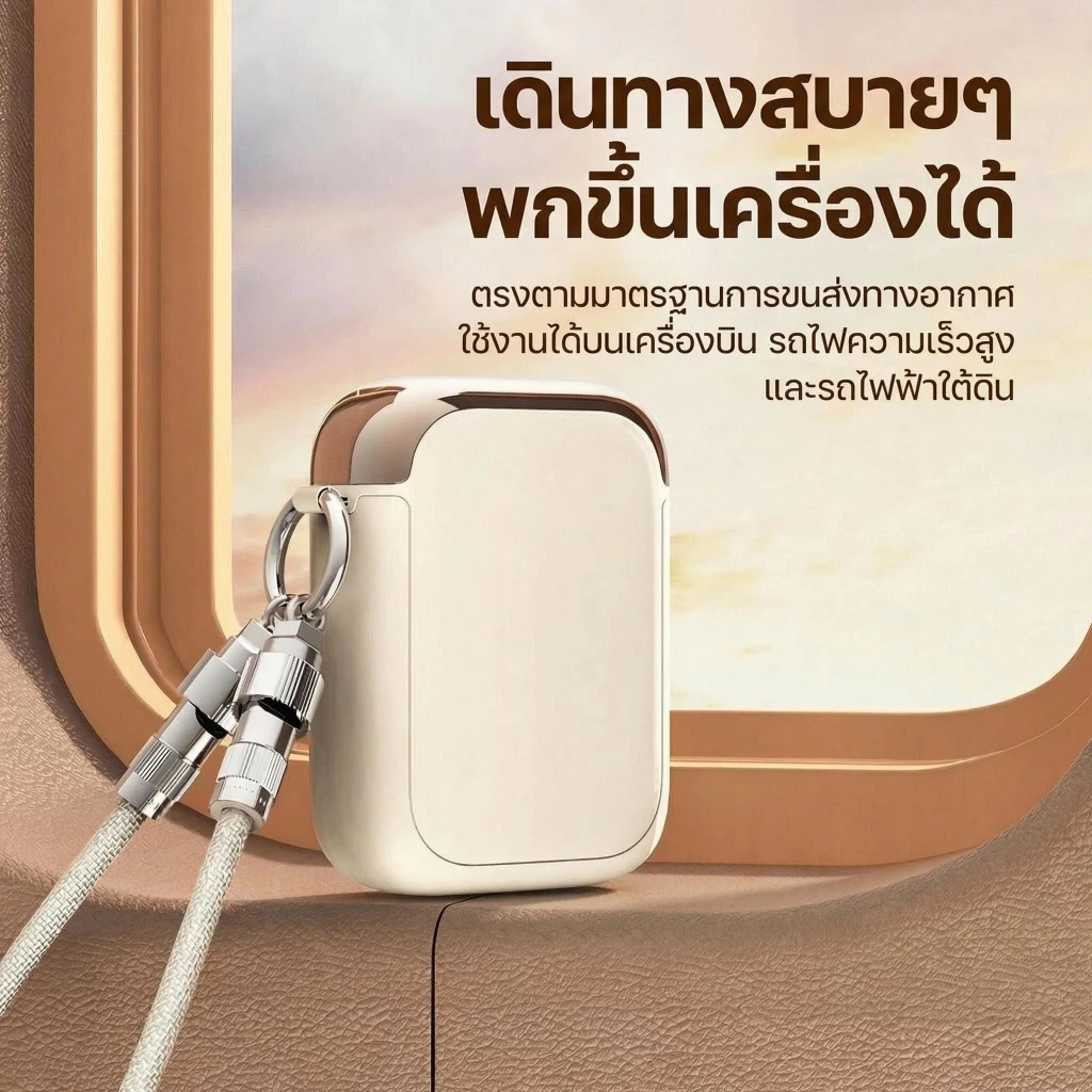 iMI Powerbank 20000mAh มินิ พกพา ชาร์จเร็ว 22.5W สายชาร์จในตัว แขวนกระเป๋า ขึ้นเครื่องบินได้ รับประกัน1ปี thumbnail 10