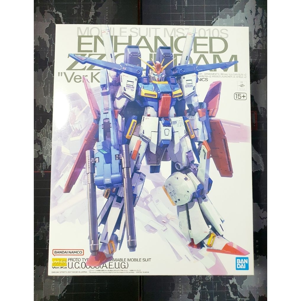 [ของแท้] Enhanced ZZ Gundam (ver. KA) (MSZ-010S) - MG 1/100, PBandai (Mobile Suit ZZ)