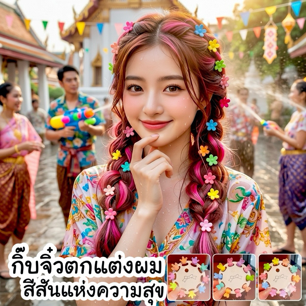 กิ๊บหนีบจิ๋ว แพ็ค10ชิ้น