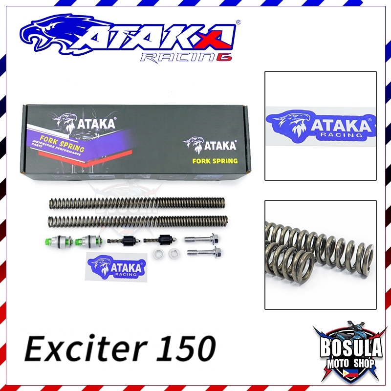 ATAKA ชุดอัพเกรดโช้คหน้า สปริงโช๊คหน้า (FORK UPGRADE KIT) สำหรับExciter150 Exciter155 AEROX ปรับฤดูใ
