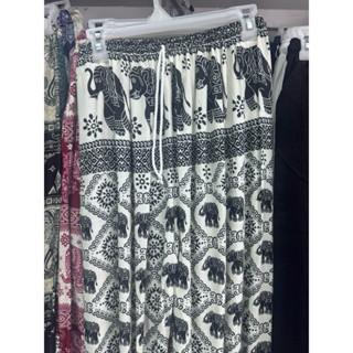 กางเกงขายาวลายช้าง ผ้านุ่มเบา ใส่สบายตลอดวัน