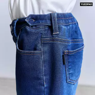Yuedpao Smooth Flex Jeans (Straight Leg Kids) กางเกงยีนส์เด็กทรงกะบอก ยีนส์ยืดเด็ก เอวปรับได้ ใส่สบาย ยืดแต่ไม่ย้วย