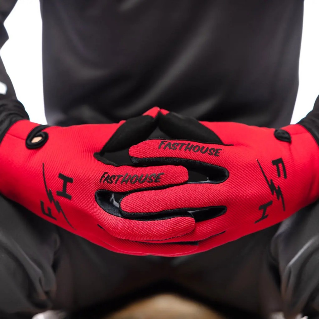 ถุงมือไบท์เกอร์ FASTHOUSE VAPOR RAY GLOVE GRAY