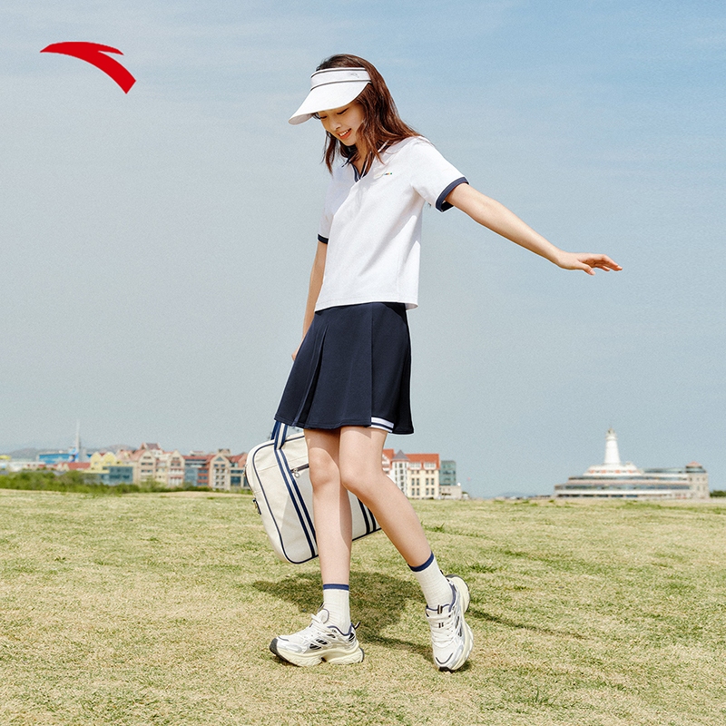 ANTA ICONIC Women Skirt กระโปรงทอ กระโปรงเทนนิส 1625E8204 Official Store