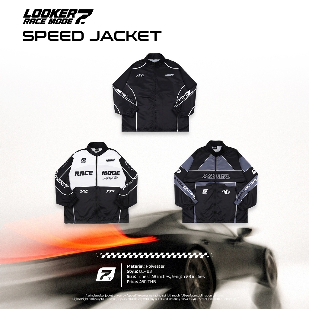 เสื้อแจ็คเก็ต LOOKER – RACE MODE 07 / SPEED JACKET