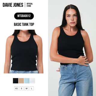 DAVIE JONES WOMEN [BE FEARLESS] เสื้อกล้ามผู้หญิง Basic Tank…