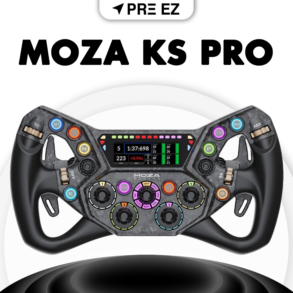 กทม. ส่งภายใน 2 ชม | Moza KS PRO Steering Wheel รับประกัน 1 ปี !