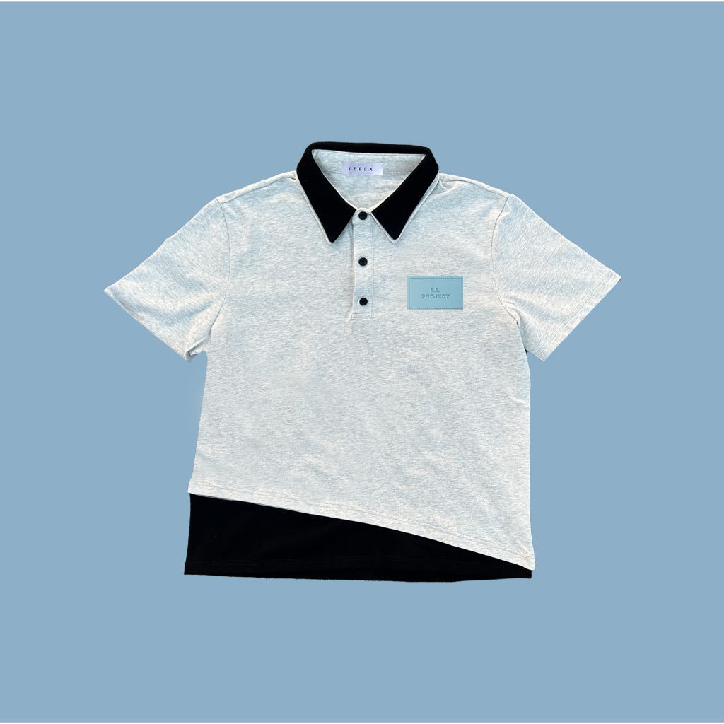 LL-LEELA POLO LAYERS-เสื้อโปโลแขนสั้น