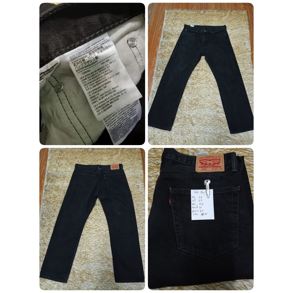 021#Levis505 มือสอง เอว36/11.5/41.5/30/8.5
