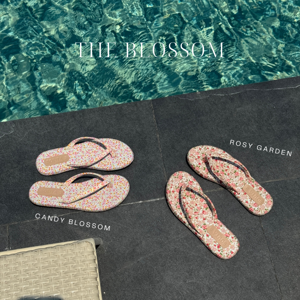 The Blossom by Souta Summer Soft Collection รองเท้าแตะ แบบคีบ พื้นนุ่ม กันลื่น ️