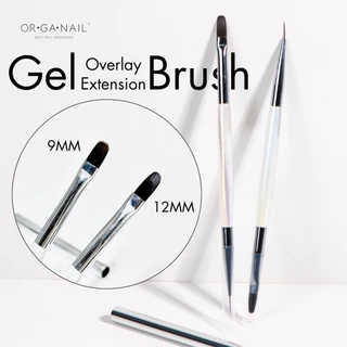พู่กันต่อเจล ORGANAIL แปรง 2 ฝั่งพร้อมปลอกใส่