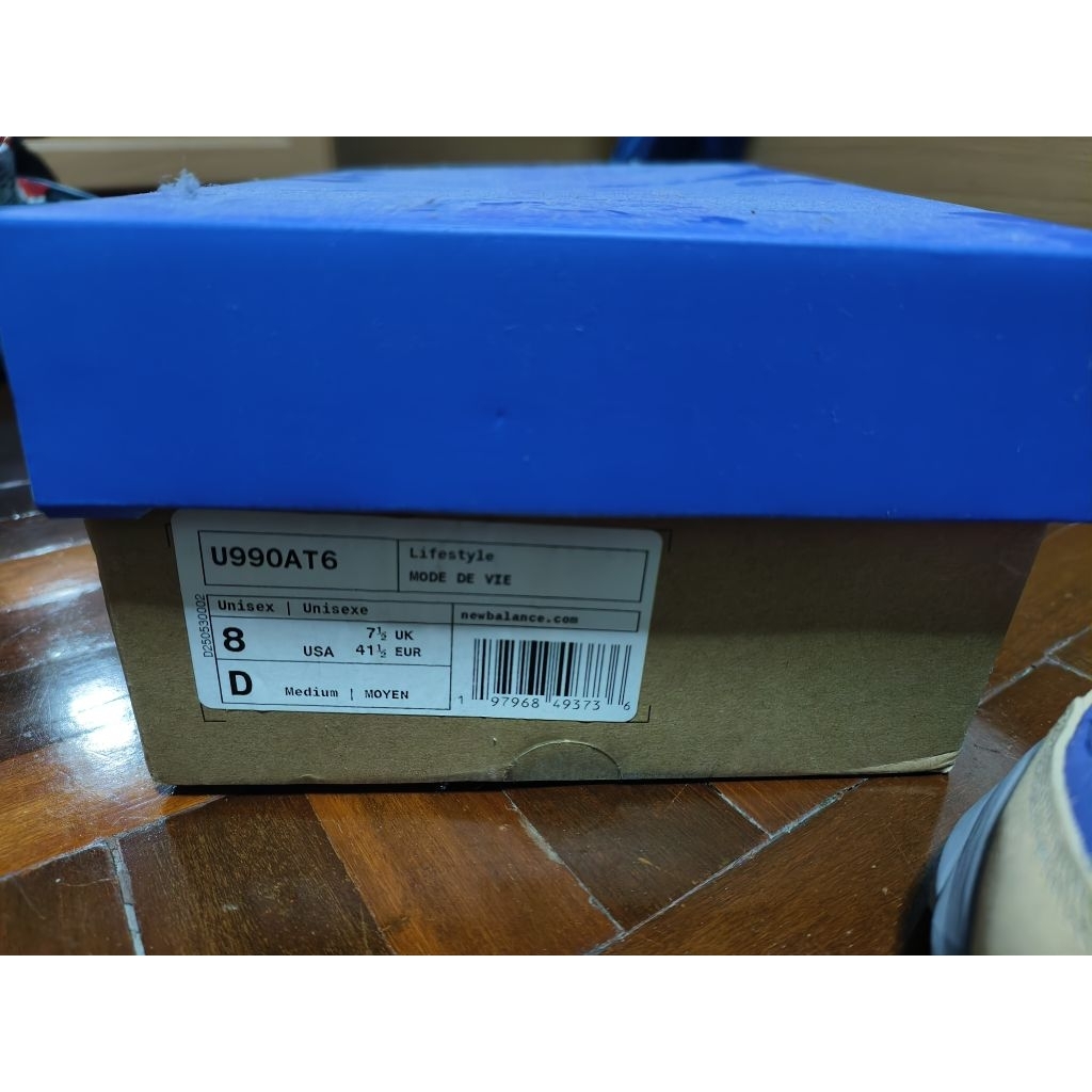 New Balance 990v6 Baklava ไซส์ 8 us มือสอง ของแท้ สภาพ 100%