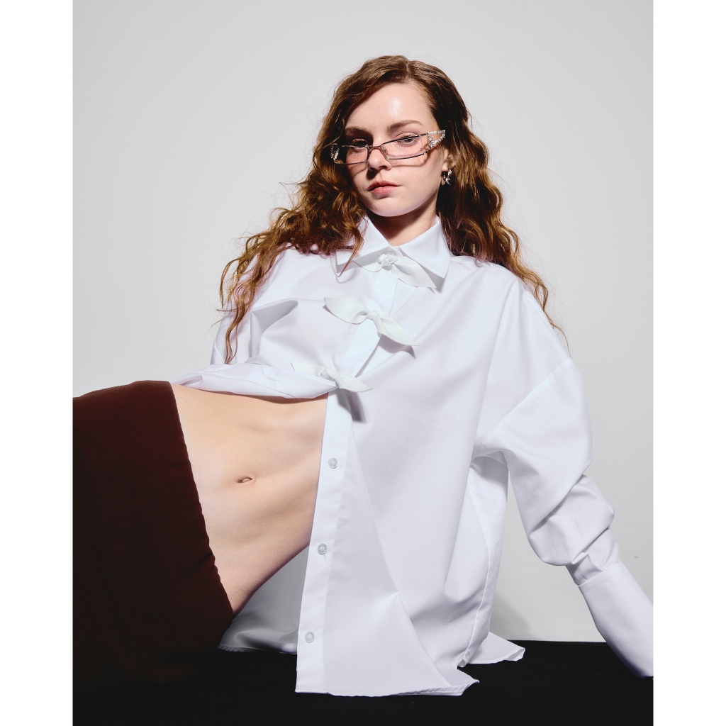 NICHp.CO : Tie Theory Collection : Tie Top เสื้อเชิ็ต (พรีออเดอร์ 3-4 อาทิตย์)