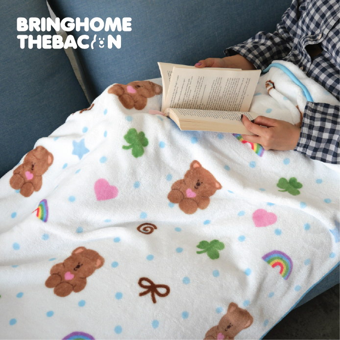 Bringhome Fluffy Blanket ผ้าห่มน่ารัก ผ้าห่มนุ่มนิ่ม
