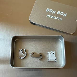 BON BON projects - Kitto matcha sifter weights - ตัวร่อนมัทฉะลายน้องแมว