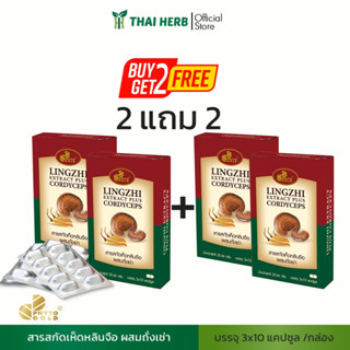 PHYTO GOLD สารสกัดเห็ดหลินจือผสมถั่งเช่า  30 แคปซูล