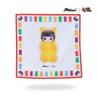 Mimi Scarf Jolly Mimi ( MIMI x Jolly Bears ) ผ้าพันคอทรงสี่เ…
