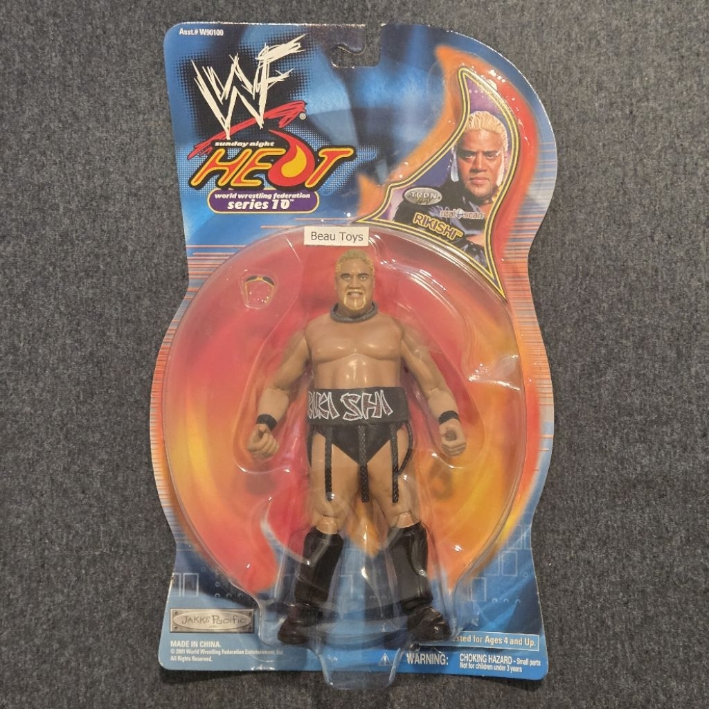 (ของแท้💯)WWF Sunday Night Heat "RIKISHI" (มือ1)🔴⚪