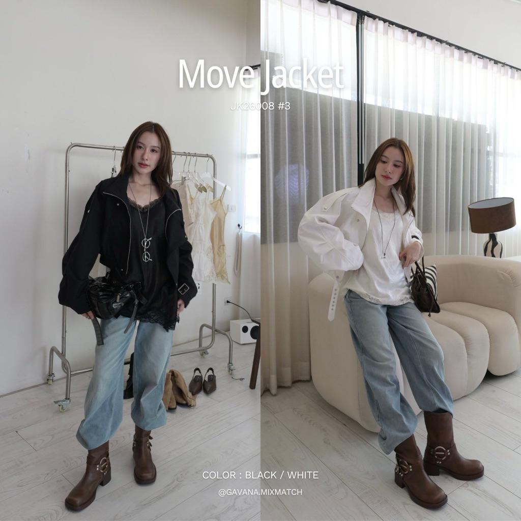 GAVANA - Move Jacket - แจ็คเก็ตแขนยาว - #JK26008