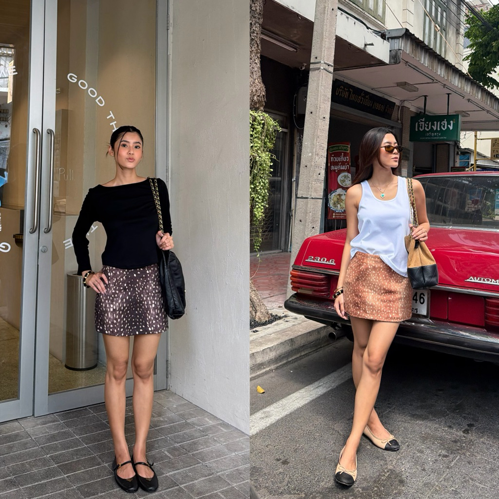 NAPATVOGUE - BAMBI LEATHER SKIRT