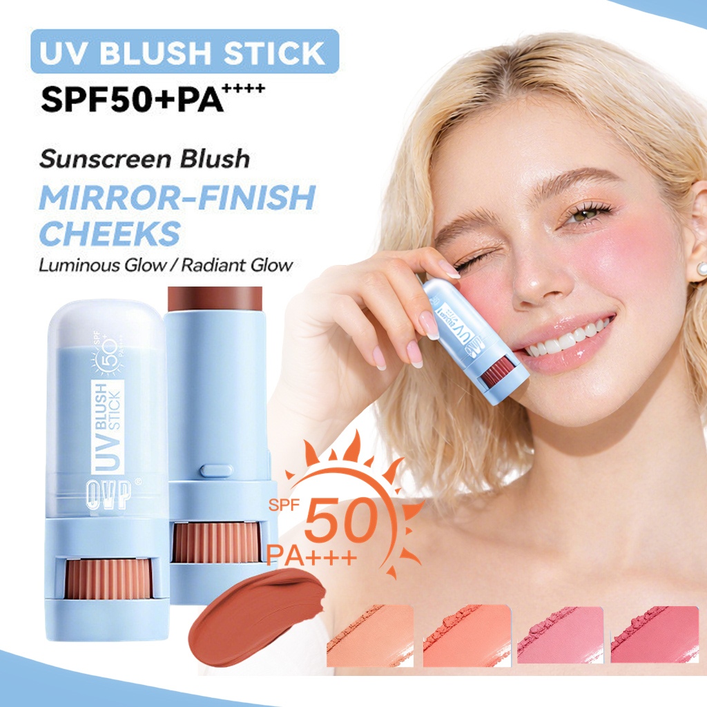 MizuMi UV Blush Stick SPF50+ PA++++ บลัชกันแดด แก้มกระจก (ขนาด 4กรัม)
